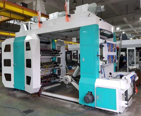Китай Печатная машина полиэтиленовой пленки трубки Flexographic с двойником разматывает и удваивает перематывает поставщик