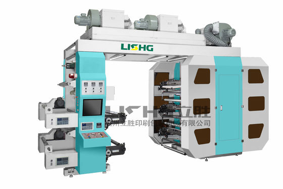 Китай 6 типов Flexographic печатная машина стога цвета BOPP высокоскоростных для бумаги/фильма, типа доктора лезвия камеры поставщик