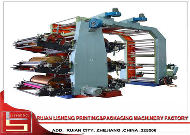 Китай печатная машина ткани 6 цветов Non сплетенная, принтер Flexo бумаги крена поставщик